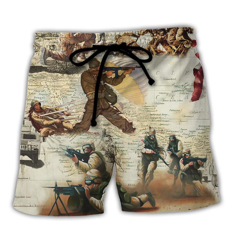 Veteran Memory Soldier's Prayer Beach Short