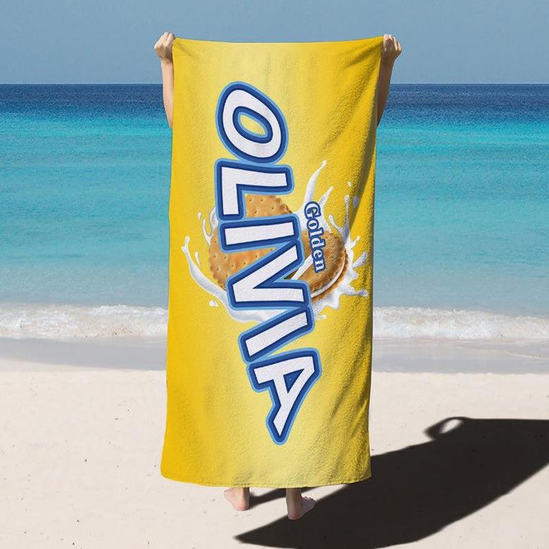 Oreo Custom Beach Towel for Kids Party Gift
