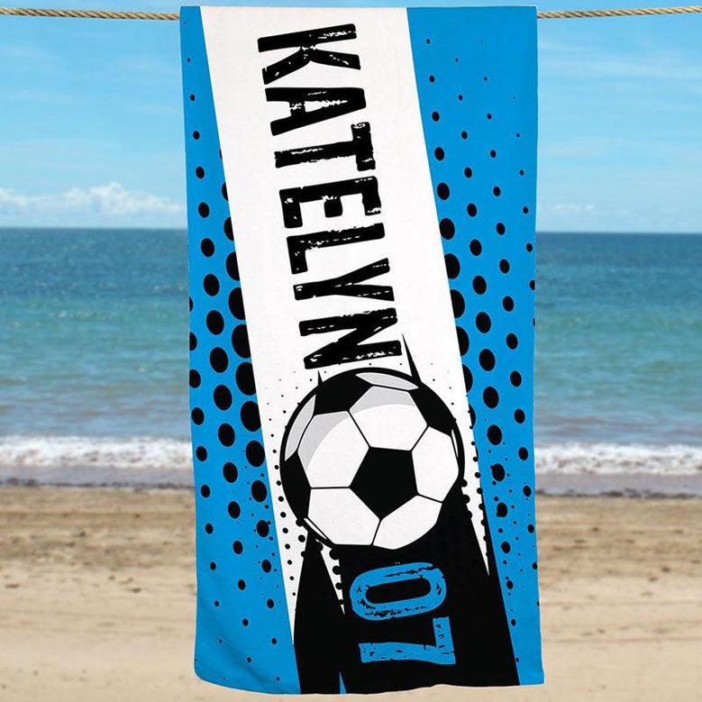 Personalized Differ Ball Sports Cool Beach Towel