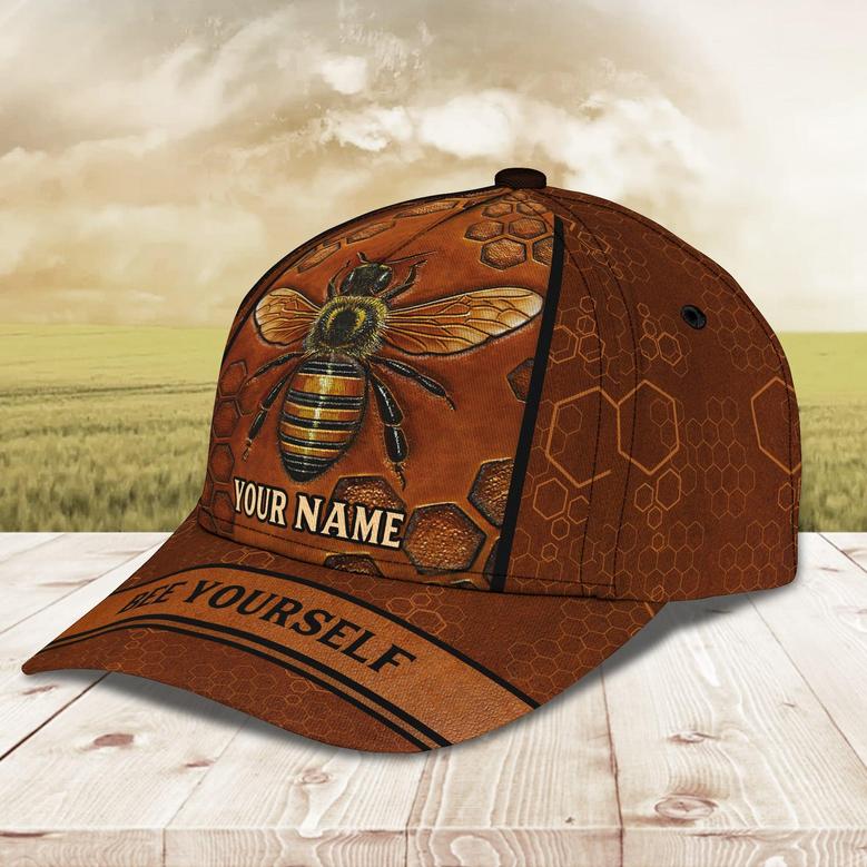 Custom Classic Cap: Personalized Bee Design