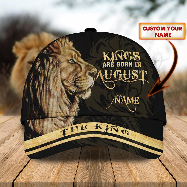 Custom Classic Cap - Personalized Name Cap - August Birthstone Cap