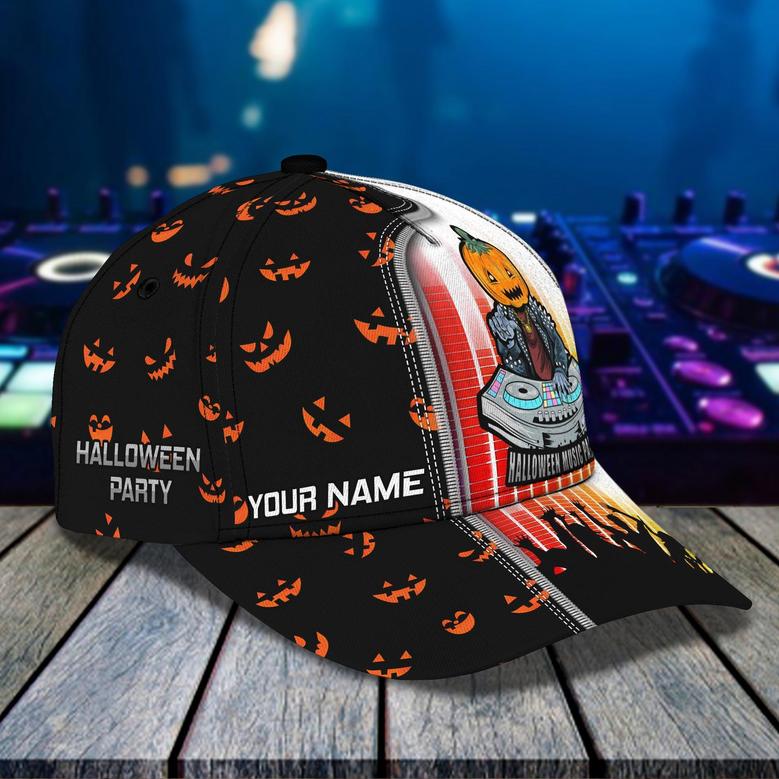 Custom Classic Halloween Cap - Personalized Name