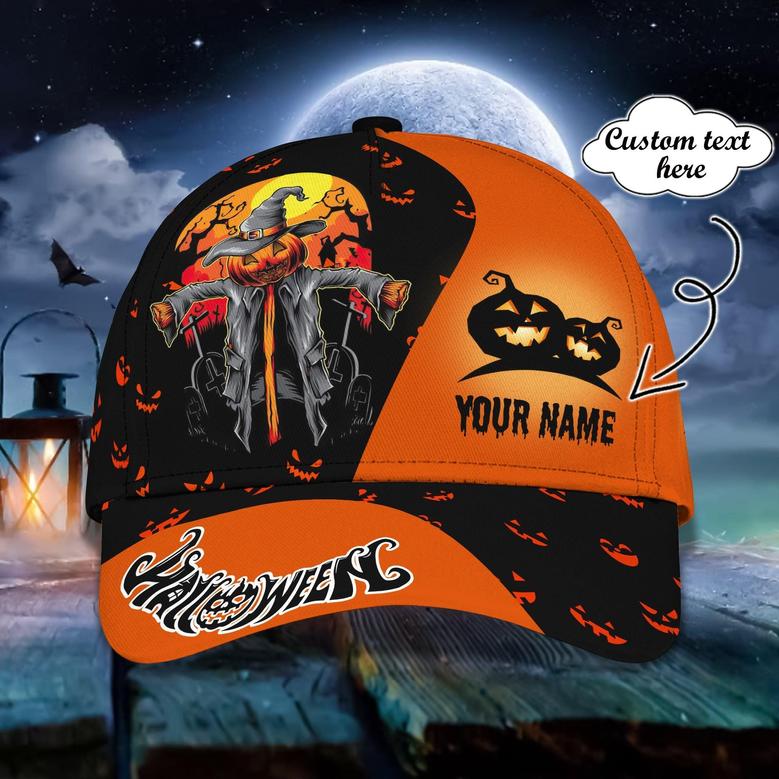 Custom Classic Halloween Name Cap - Personalized Gift