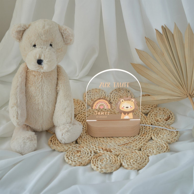 Personalized baby night light baby night light baby christening gift christening gift