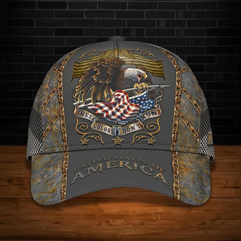 Custom Classic Cap Eagle - Personalized United States Of America Gift