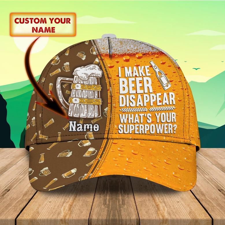 Custom Classic Cap - Personalized Beer Name Cap (Hd)