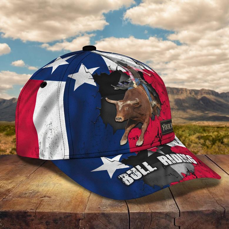 Custom Classic Cap - Personalized Bull Riding Texas Gift