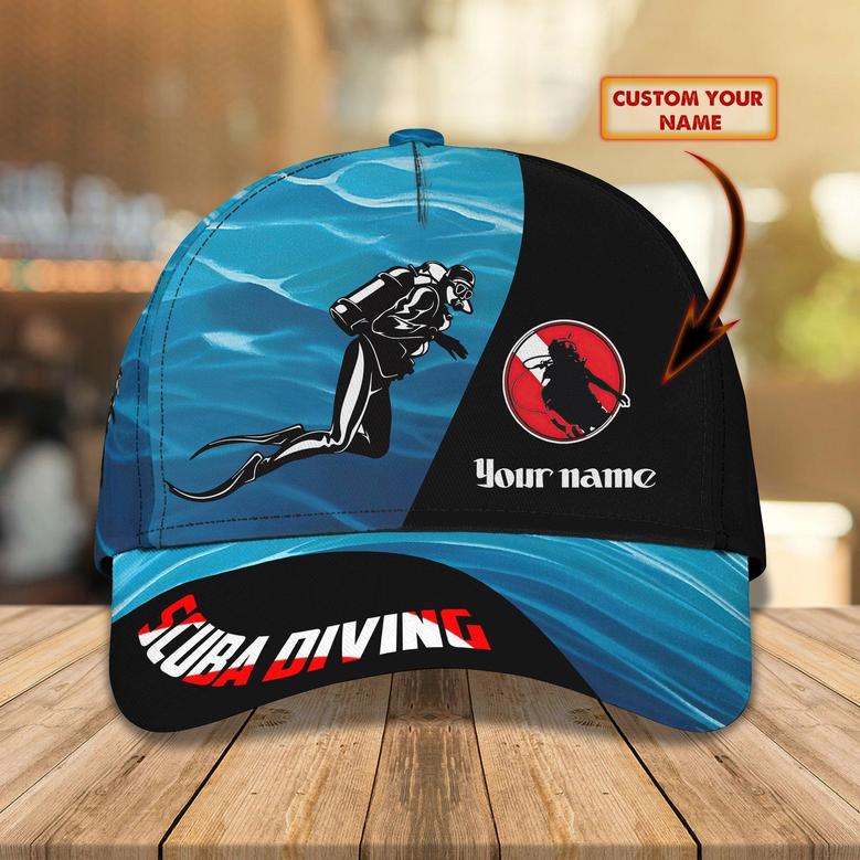 Custom Classic Cap - Personalized Gift For Scuba Diving Enthusiasts