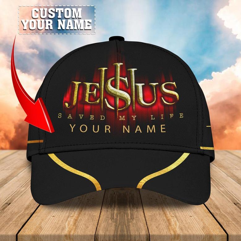 Custom Classic Cap - Personalized Name Cap For Jesus