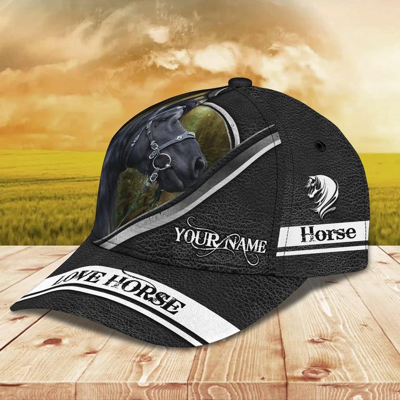 Custom Classic Cap - Personalized Name Cap - Ideal Gift For Horse Lovers