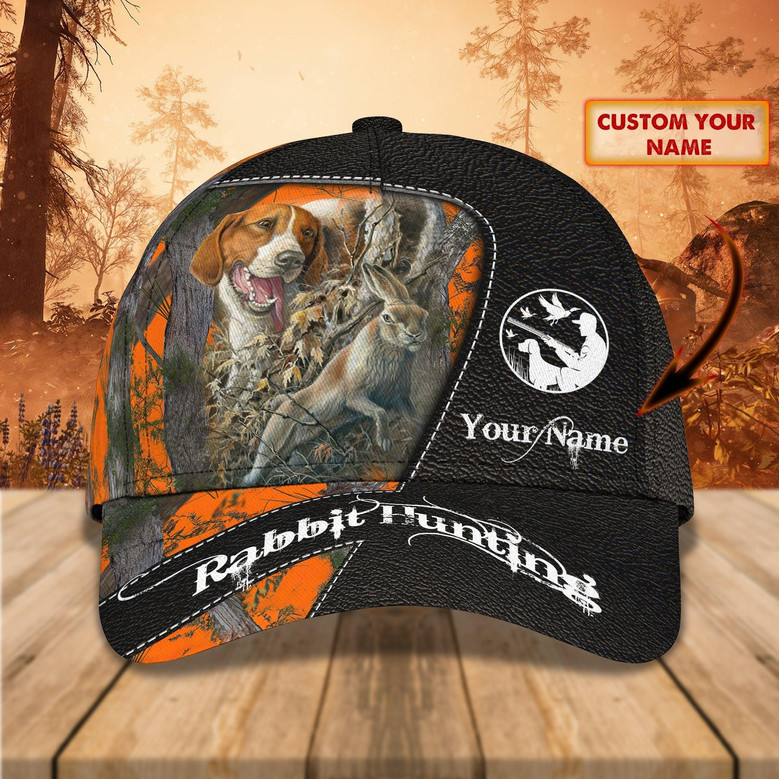 Custom Classic Cap - Personalized Name Cap | Perfect Gift For Beagle Hunting Enthusiasts