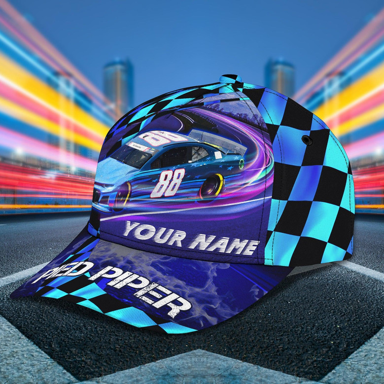 Custom Classic Cap - Personalized Name - Perfect Gift For Car Racing Fans
