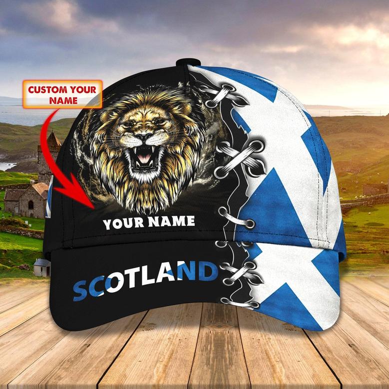 Custom Classic Cap - Personalized Name - Scotland