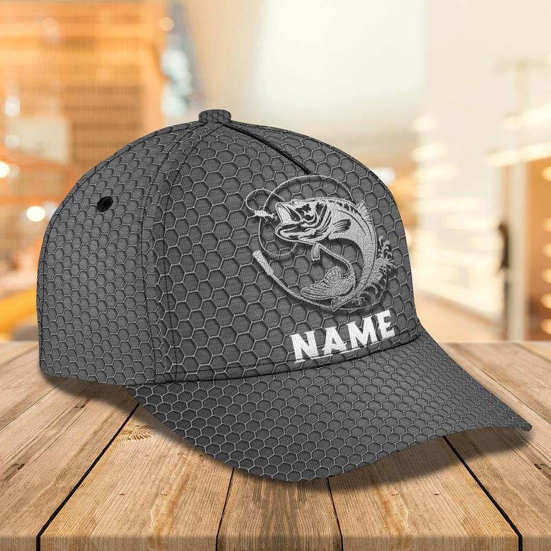 Custom Curved Cap - Personalized Classic Cap - Perfect Gift For Fishing Enthusiasts