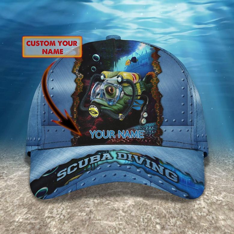 Custom Personalized Scuba Diving Cap