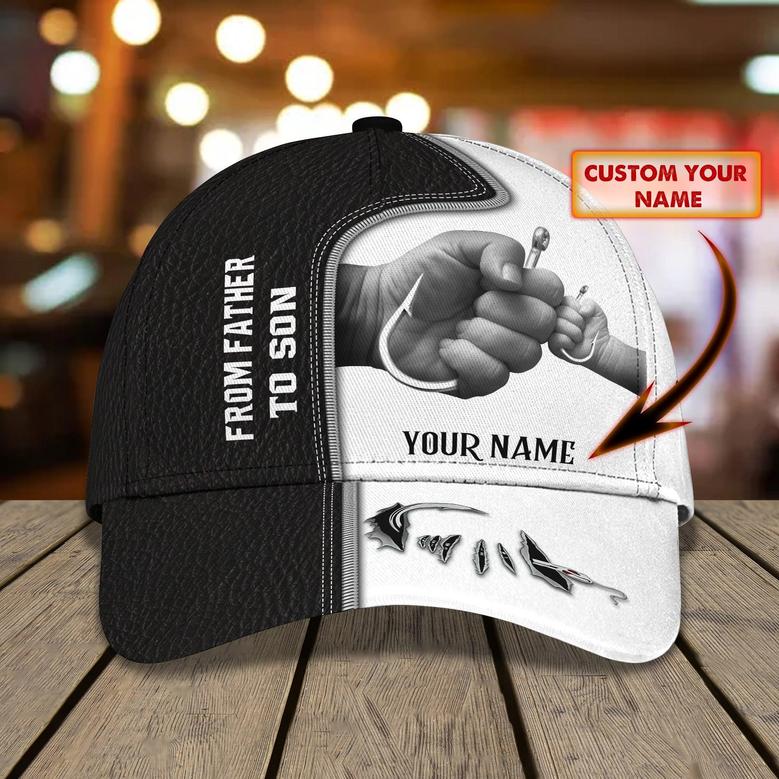 Personalized Fishing Cap - Custom Classic Father-Son Hat