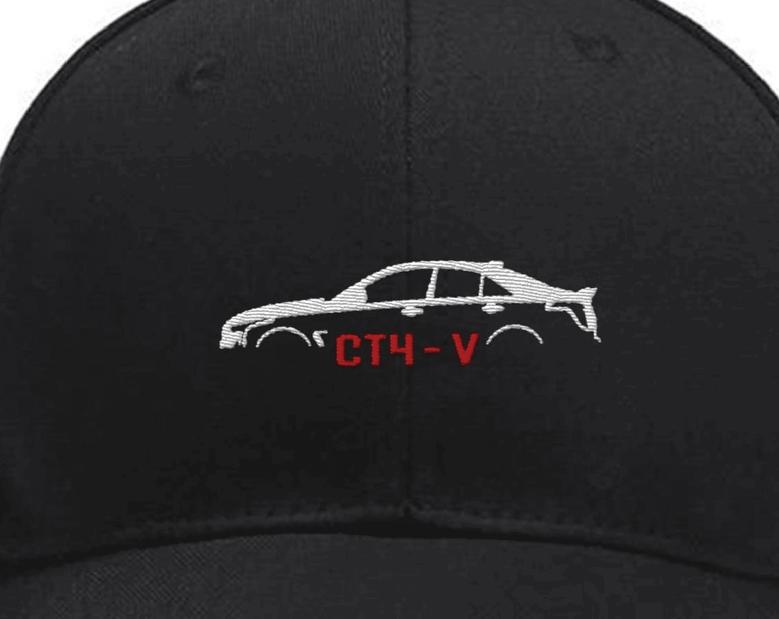 Cadillac CT4-V Blackwing Embroidered Hat Custom Embroidered Hats