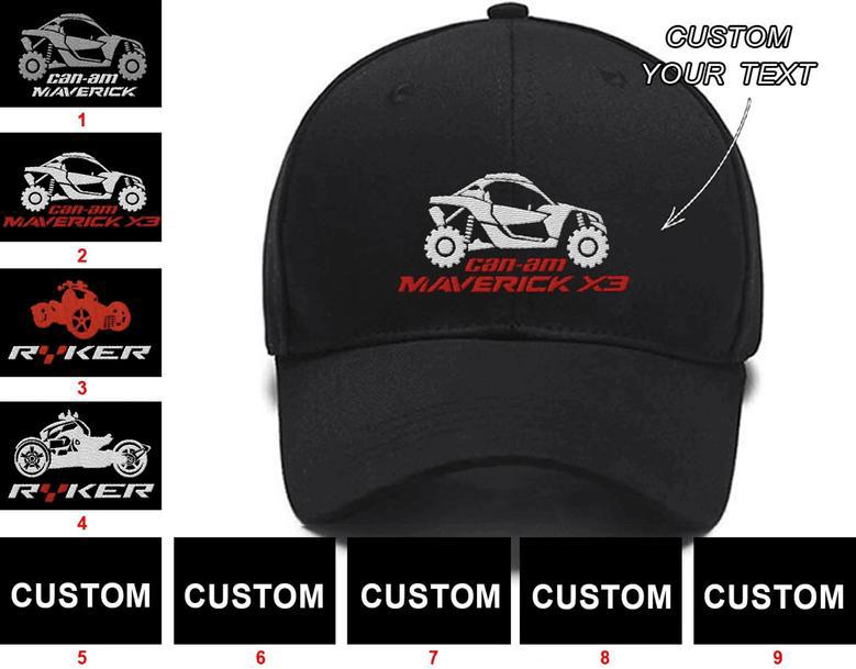 Can-Am Maverick Maverick X3 Ryker BRP Ryker 1000 Collection Embroidered Hats Custom Embroidered Hat Custom Embroidered Hats