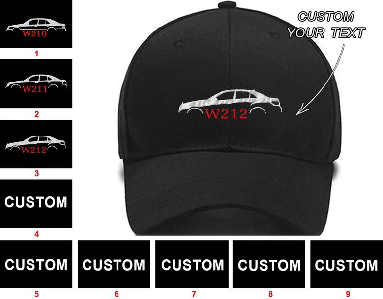 E Class (W210) E Class (W211) E Class (W212) Collection Embroidered Hats Custom Embroidered Hats