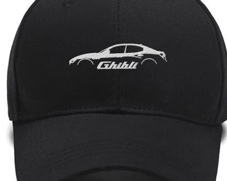 Maserati Ghibli S Embroidered Hat Custom Embroidered Hats