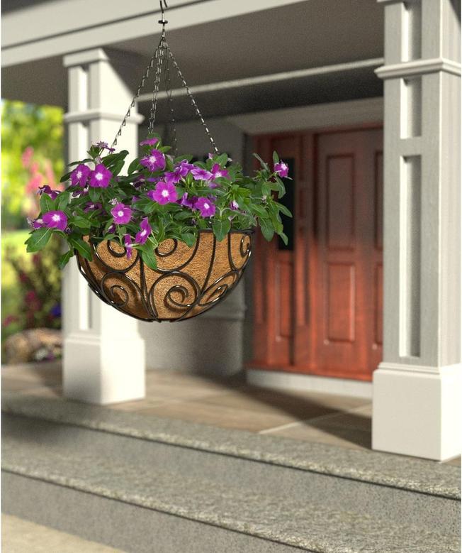 Coconut Fiber Hanging Basket Coco Liner for Round Baskets 12 Inch