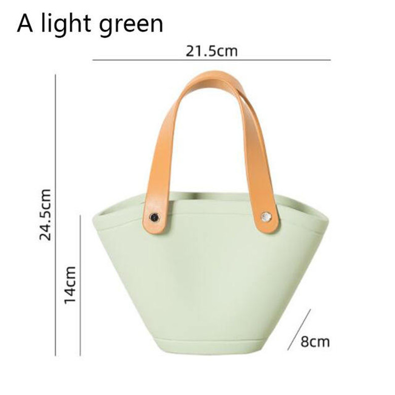 Creative Decorative Table Vase Modern Hand Bag Ceramic Vase For Home Decor