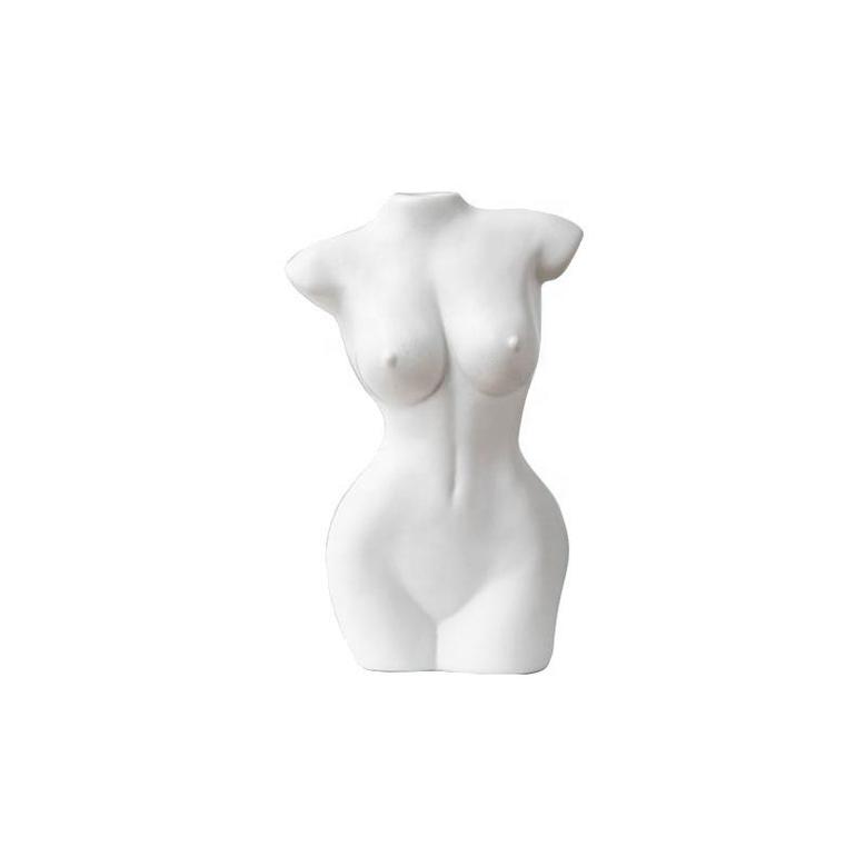 Ceramic Body Vase Nordic Women Statues Human Body Vase Home Decor