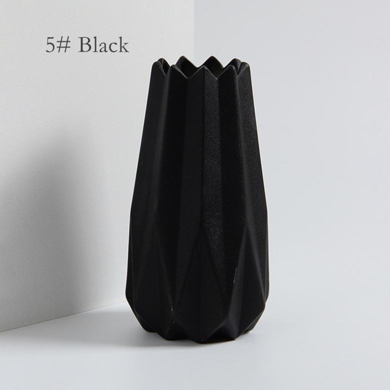 Colorful Unique Ceramic White Black Yellow Blue Pink Vases For Flowers Home Decor