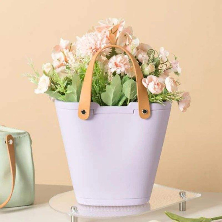 Creative Decorative Table Vase Modern Hand Bag Ceramic Vase For Home Decor