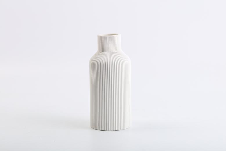 Minimalist Modern Decorative Vases For Large Luxury Room White Ceramic Flower Vase Designed For Living Room