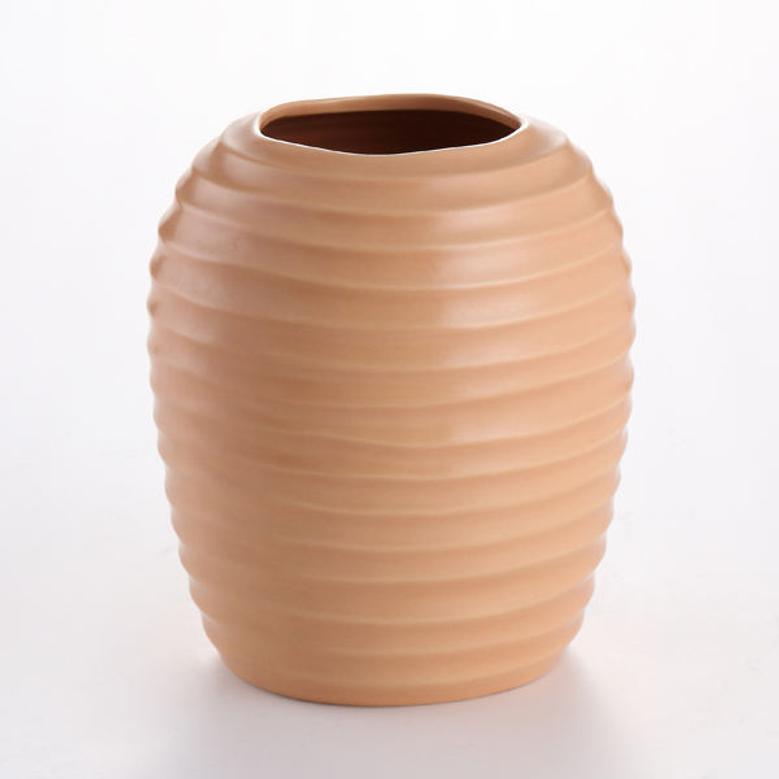 Modern Tabletop Green Ceramic Flower Vases For Home Decor Wedding