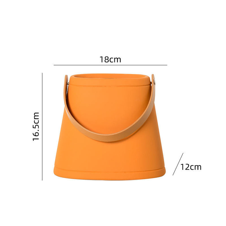 Creative Decorative Table Vase Modern Hand Bag Ceramic Vase For Home Decor