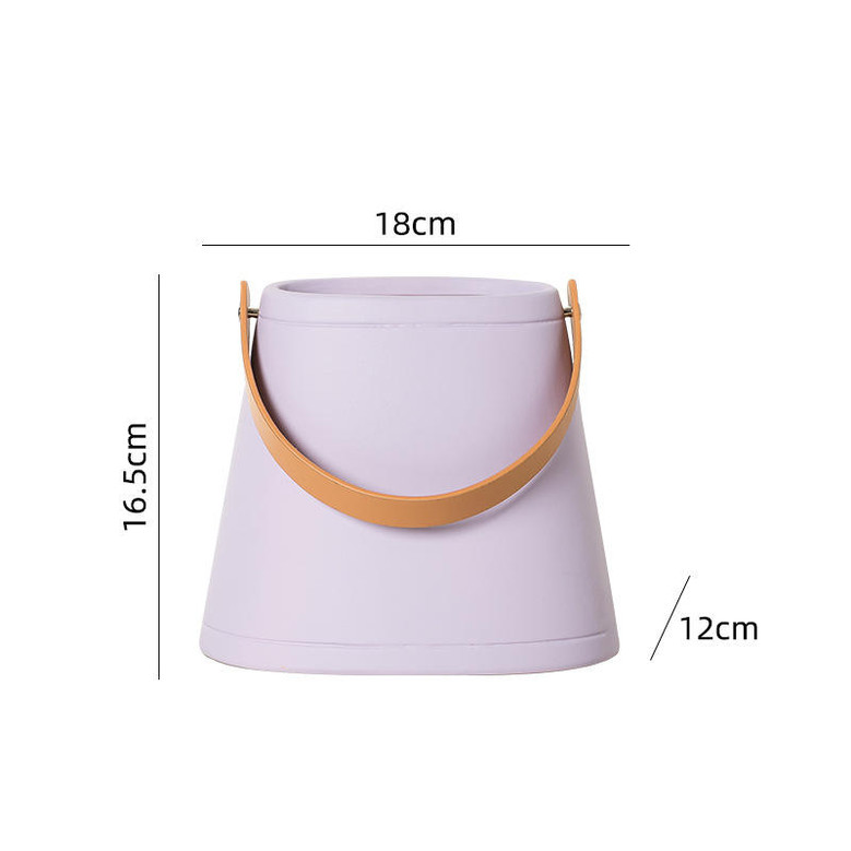 Creative Decorative Table Vase Modern Hand Bag Ceramic Vase For Home Decor