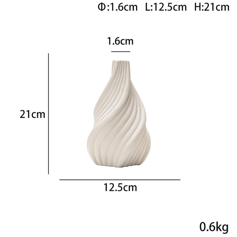 Porcelain Boho Handmade Custom Nordic Creative Minimalist Modern Ceramic Vase For Interior Decorations