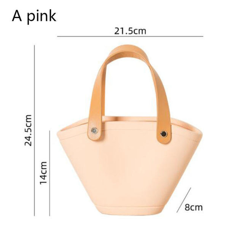 Creative Decorative Table Vase Modern Hand Bag Ceramic Vase For Home Decor