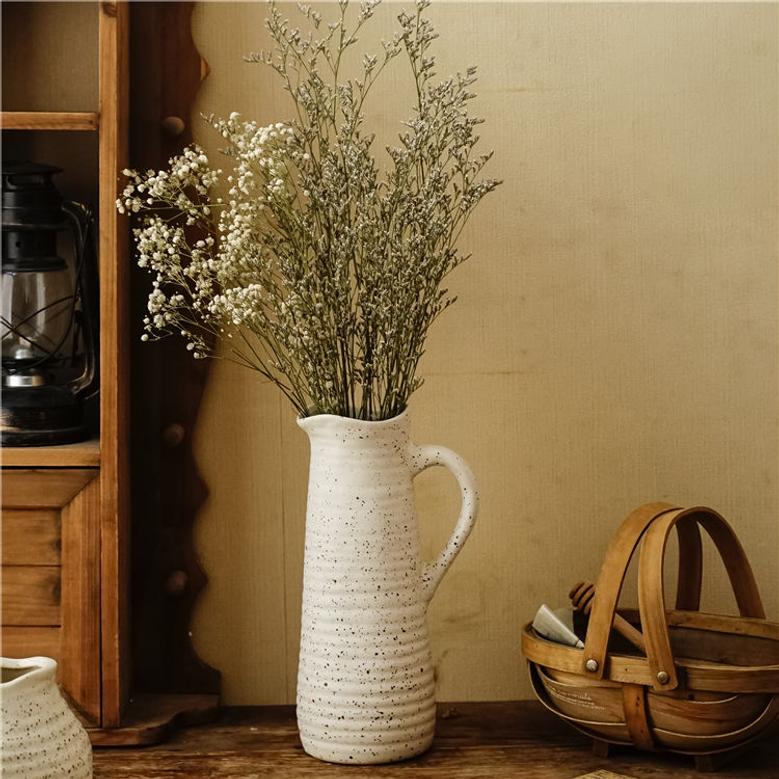 Unique Modern Home Wedding Table Decor Nordic White Matte Craft Ornament Ceramic Flower Vases
