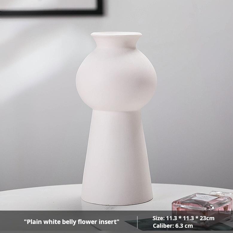 Nordic Style Creative Design Irregular Shape Porcelain Flower Pot Desktop Ornaments Gold And Silver Ceramic Vase For Home Decor
