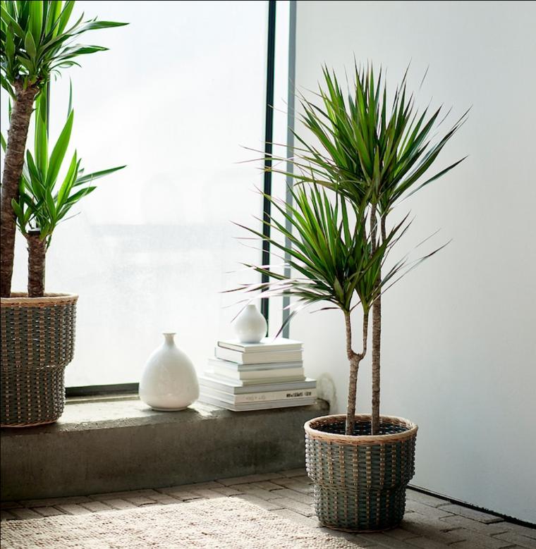 Handcrafted Wicker Rattan Plant Pots Minimalist Elegant Style Woven Rattan Planters Indoor
