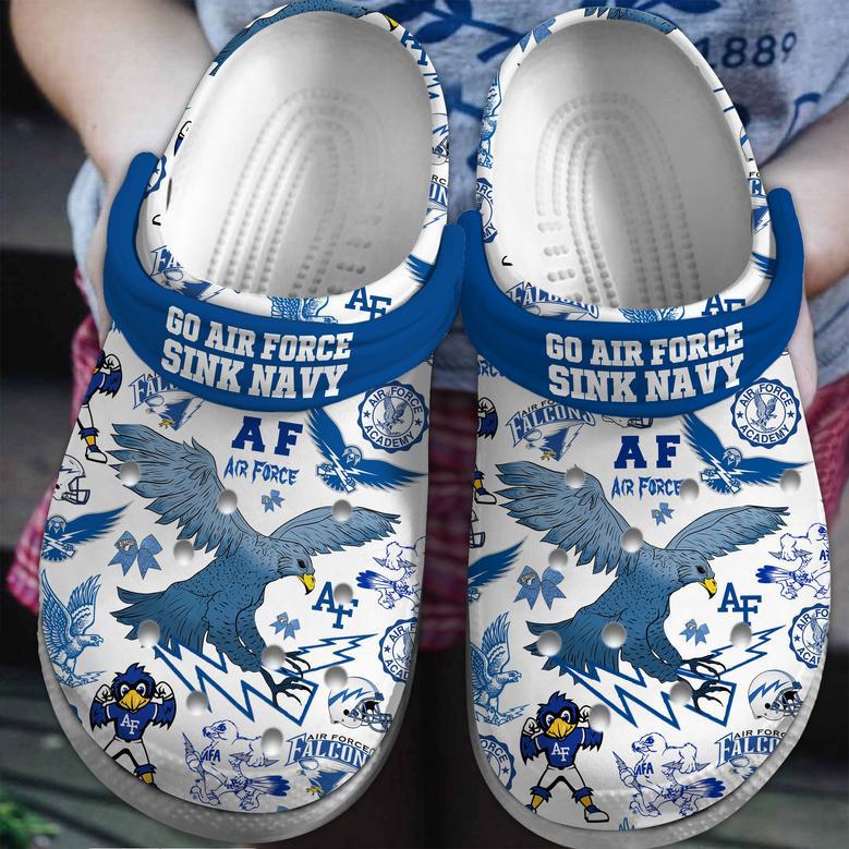 Air Force Falcons Ncaa Sport Crocs Crocband Clogs Shoes