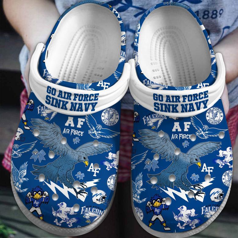 Air Force Falcons Ncaa Sport Crocs Crocband Clogs Shoes