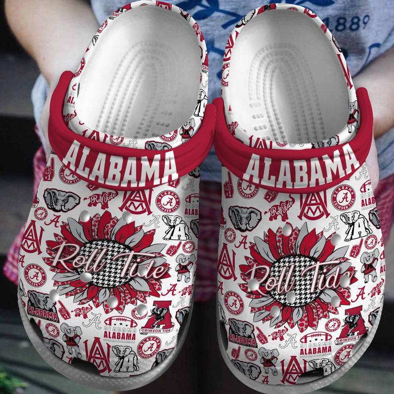 Alabama Crimson Tide Ncaa Sport Crocs Crocband Clogs Shoes