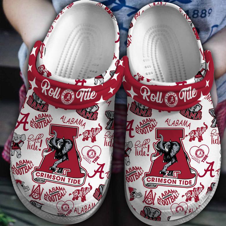 Alabama Crimson Tide Ncaa Sport Crocs Crocband Clogs Shoes