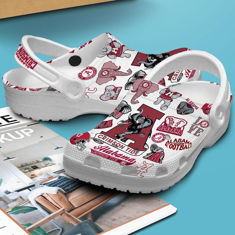 Alabama Crimson Tide Ncaa Sport Crocs Crocband Clogs Shoes