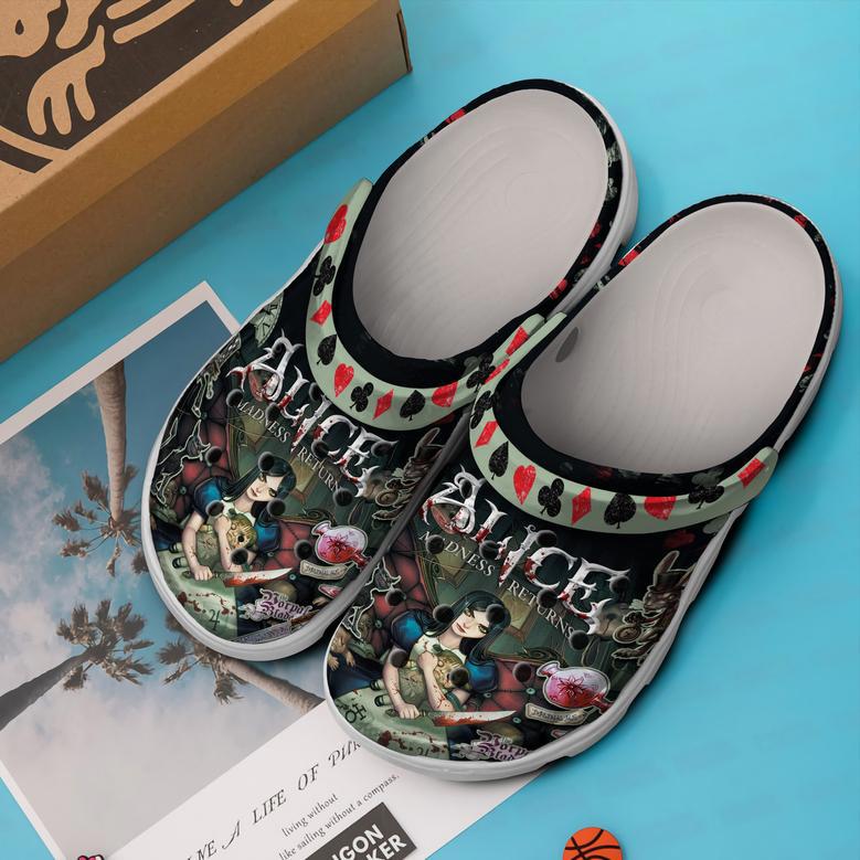 Alice Madness Returns Movie Crocs Crocband Clogs Shoes