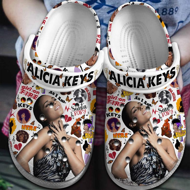 Alicia Keys Music Crocs Crocband Clogs Shoes