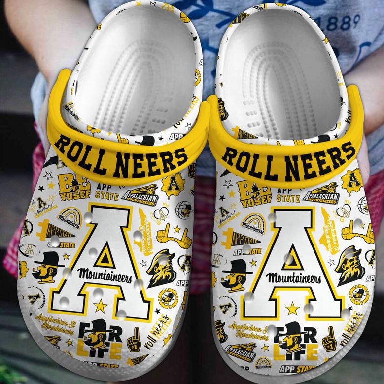 Appalachian State Mountainseers Ncaa Sport Crocs Crocband Clogs Shoes