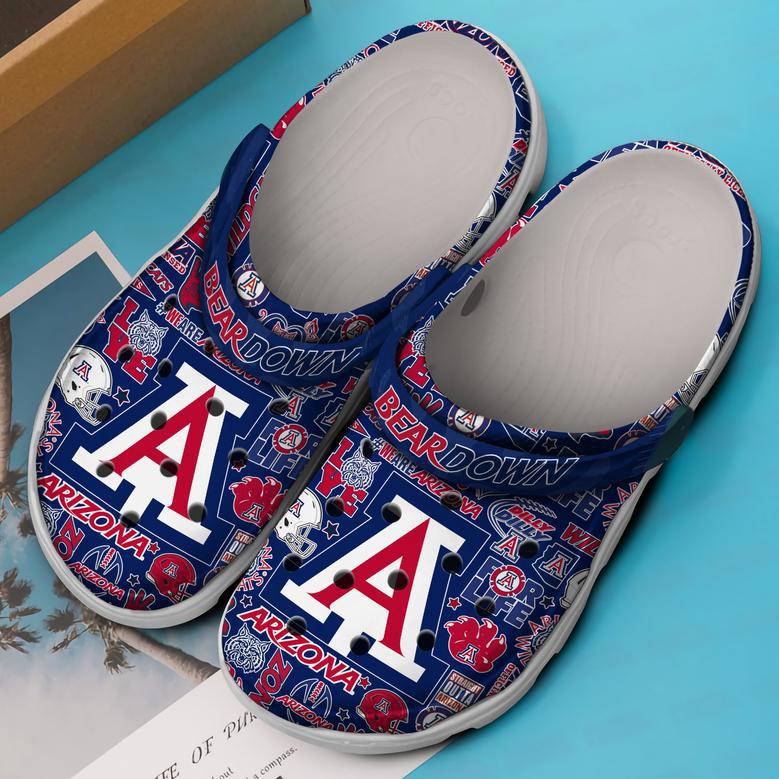 Arizona Wildcats Ncaa Sport Crocs Crocband Clogs Shoes