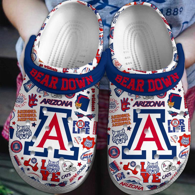 Arizona Wildcats Ncaa Sport Crocs Crocband Clogs Shoes