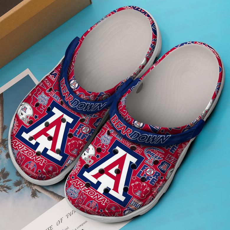 Arizona Wildcats Ncaa Sport Crocs Crocband Clogs Shoes