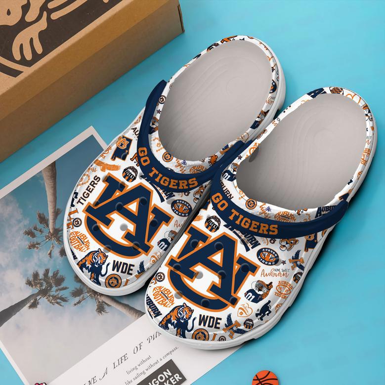 Auburn Tigers Ncaa Sport Crocs Crocband Clogs Shoes